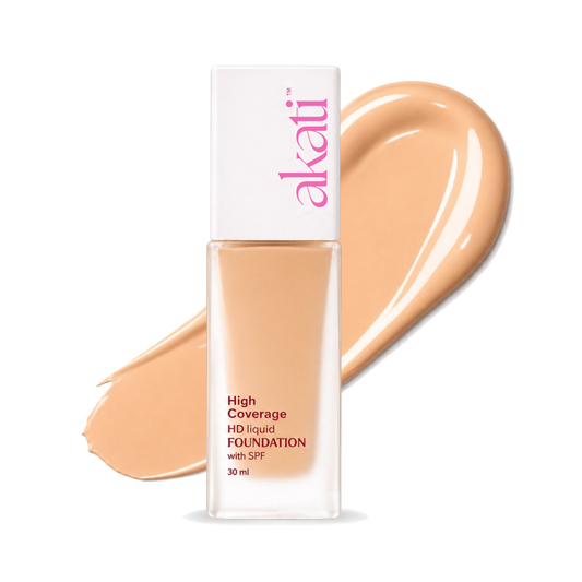 AKATI HD Liquid Foundation with SPF | 30ml | Shade F1 Fair