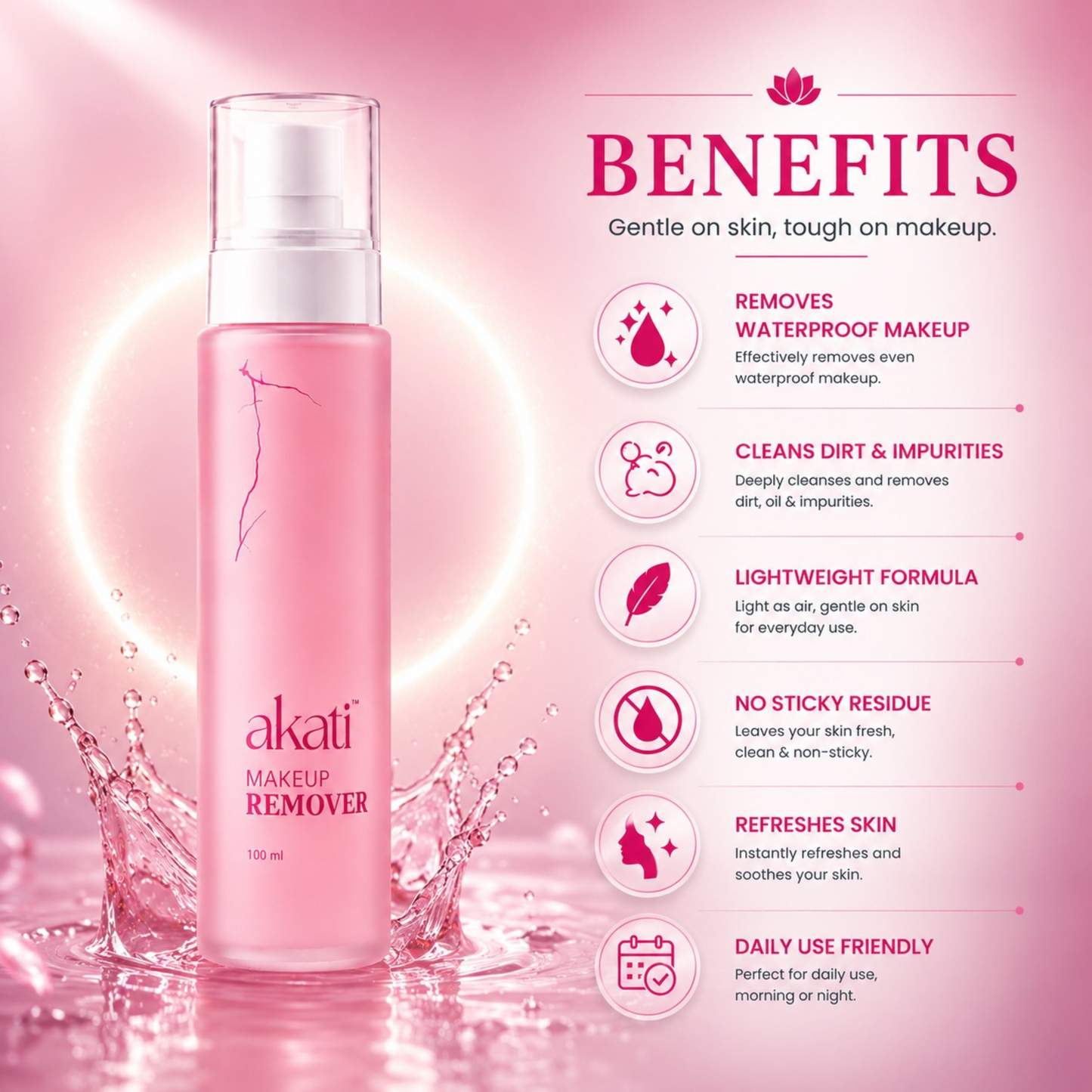 AKATI Makeup Remover | Deep Cleansing & Hydrating Formula